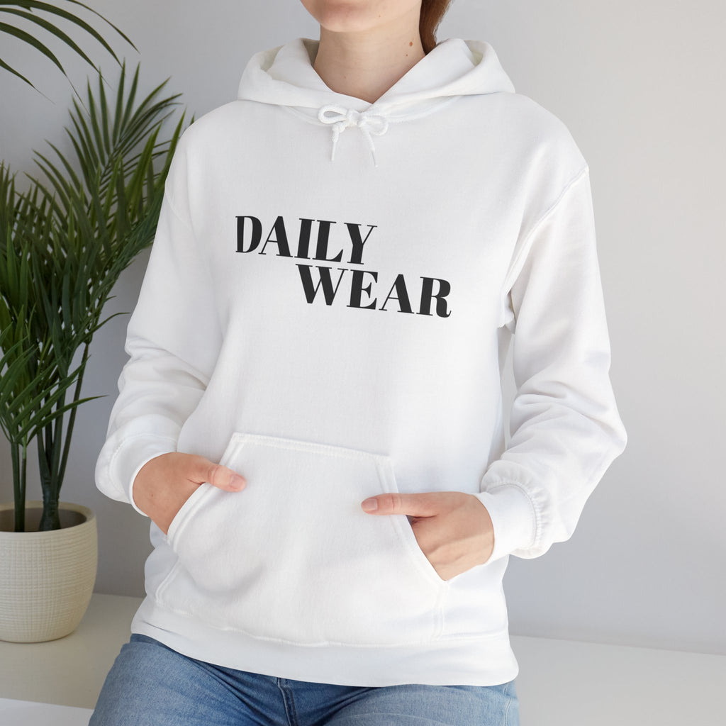 Daily Wear Hoodie — Minimalist Everyday Graphic Pullover