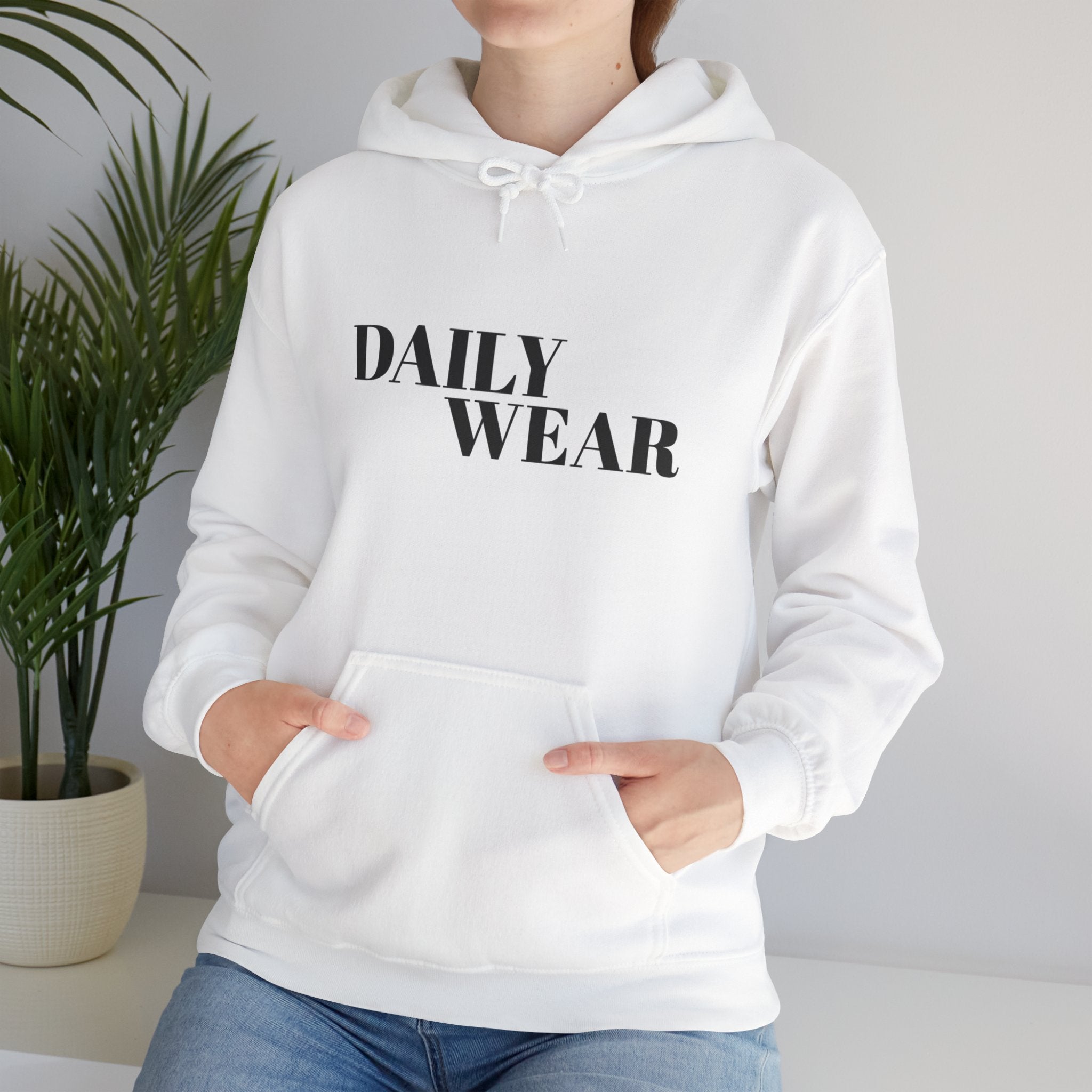 Daily Wear Hoodie — Minimalist Everyday Graphic Pullover