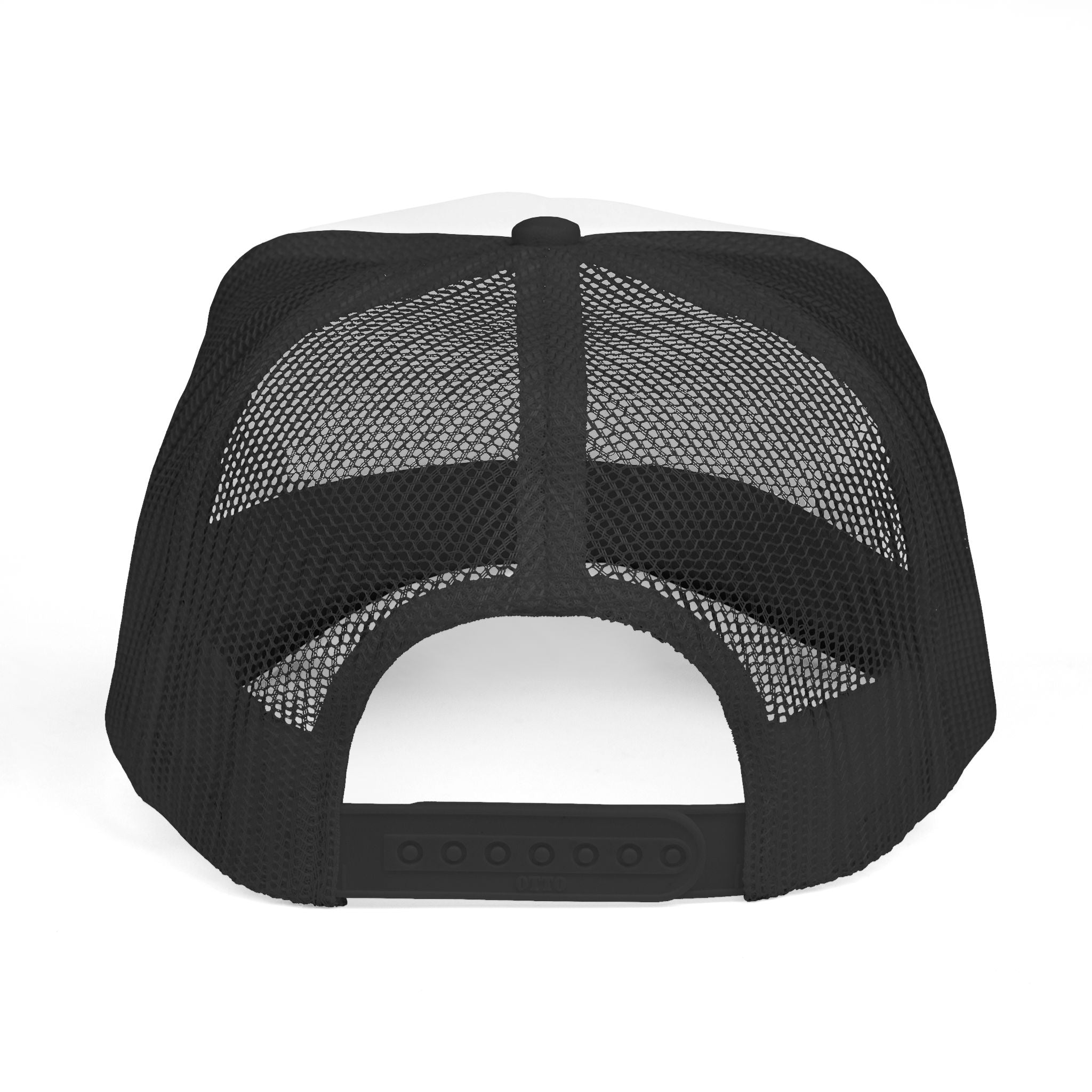 Daily Wear Trucker Cap — Minimal Patch Logo Mesh Hat