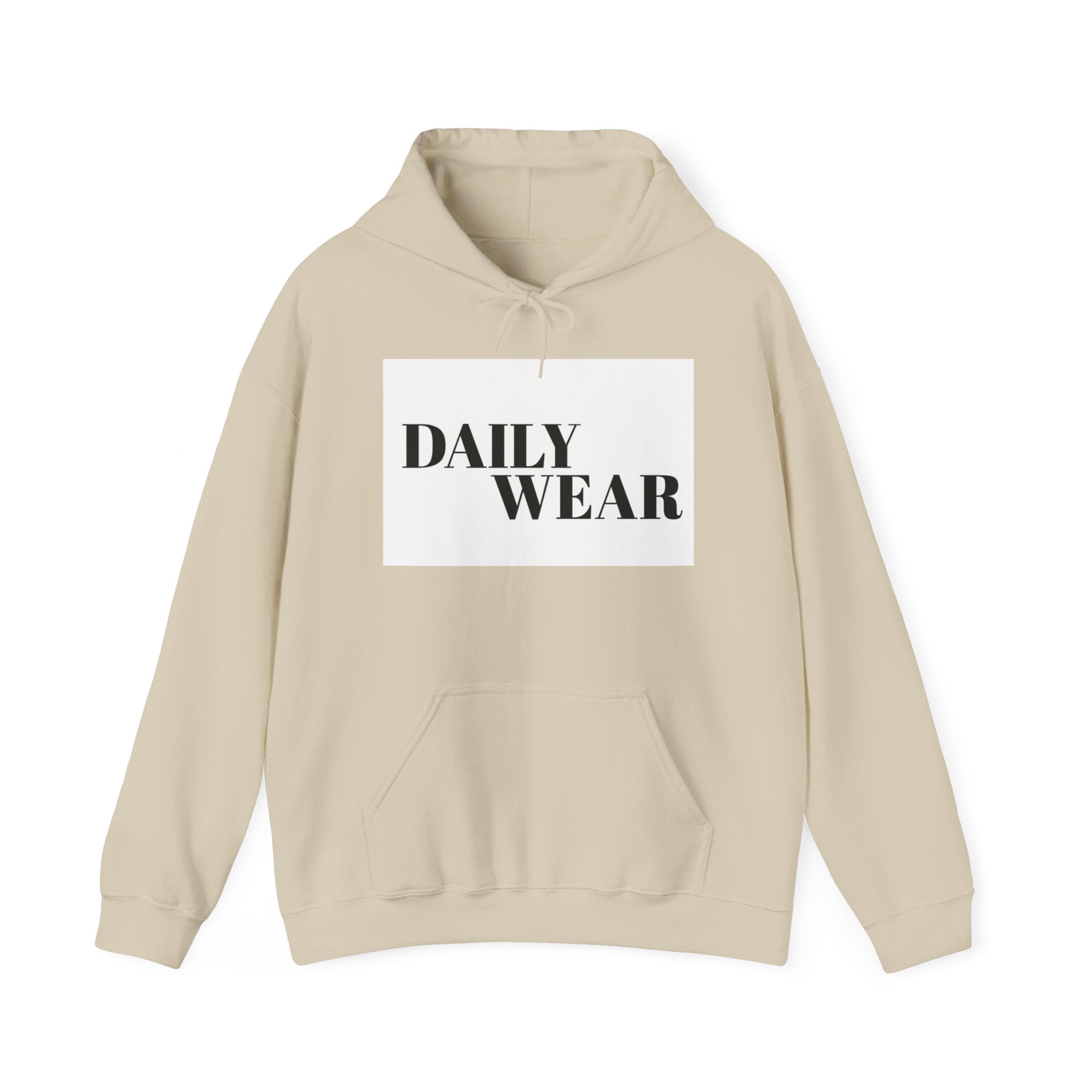 Daily Wear Hoodie — Minimalist Everyday Graphic Pullover