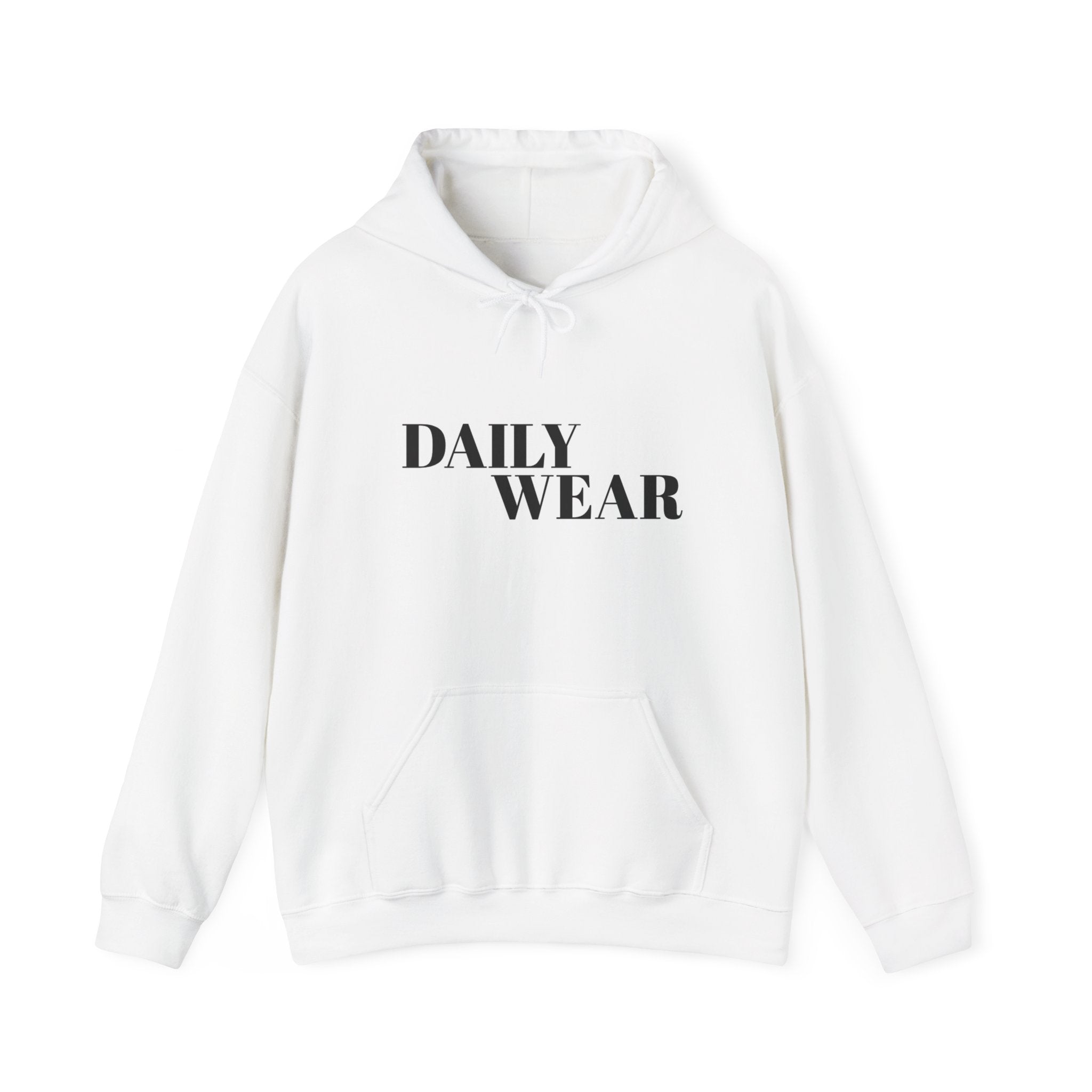 Daily Wear Hoodie — Minimalist Everyday Graphic Pullover