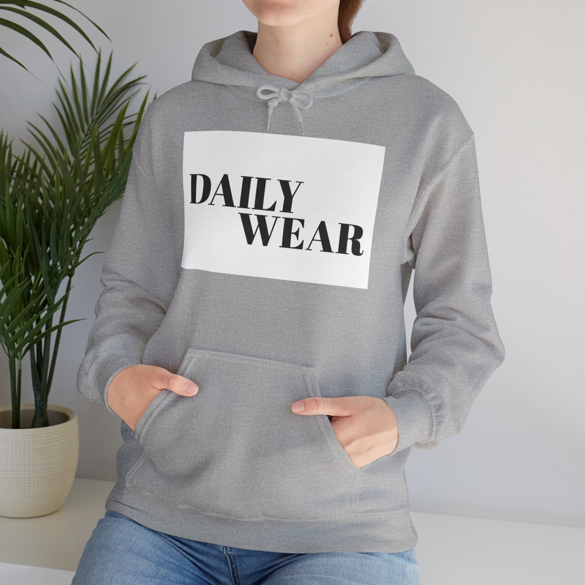 Daily Wear Hoodie — Minimalist Everyday Graphic Pullover