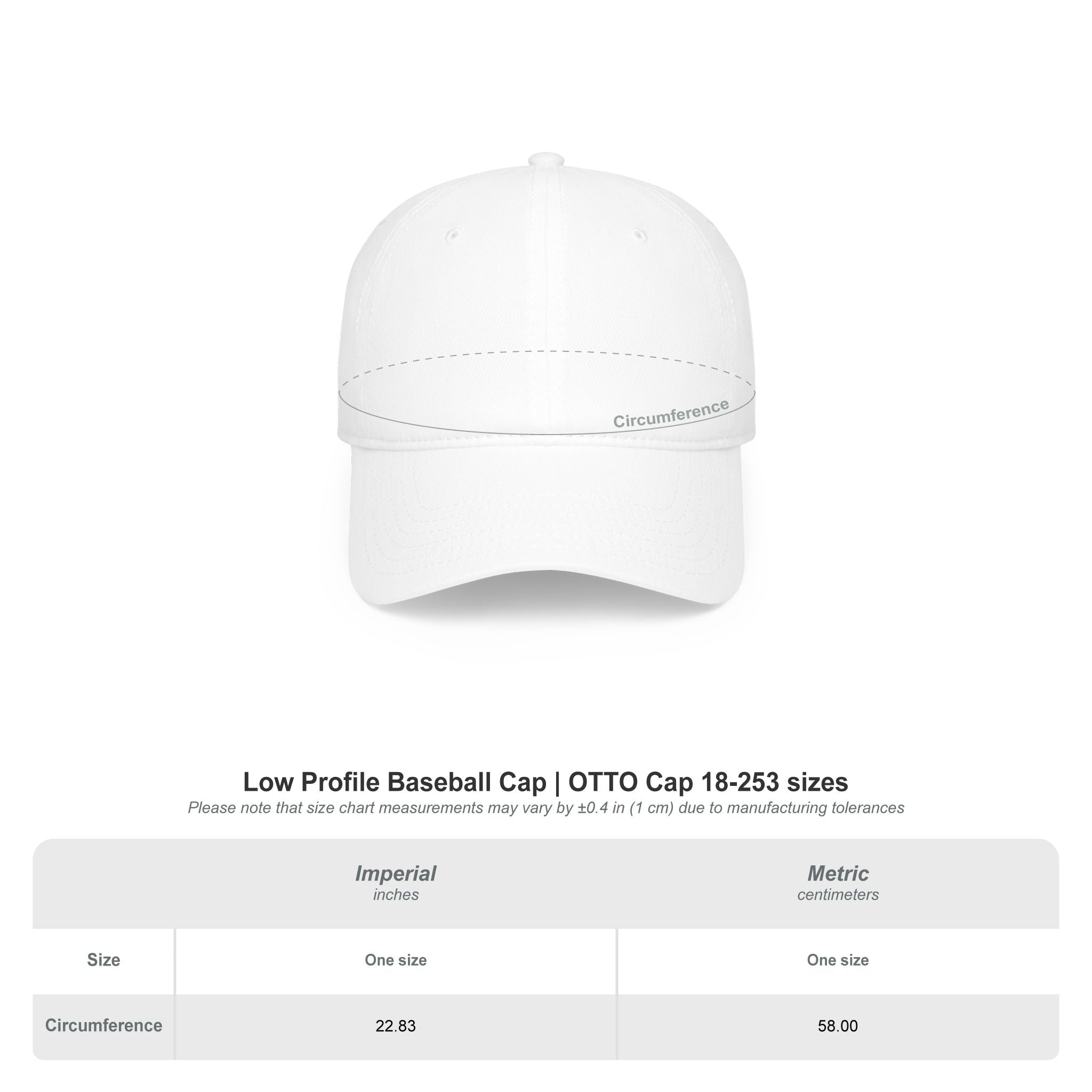Low Profile Baseball Cap — Minimalist Everyday Hat