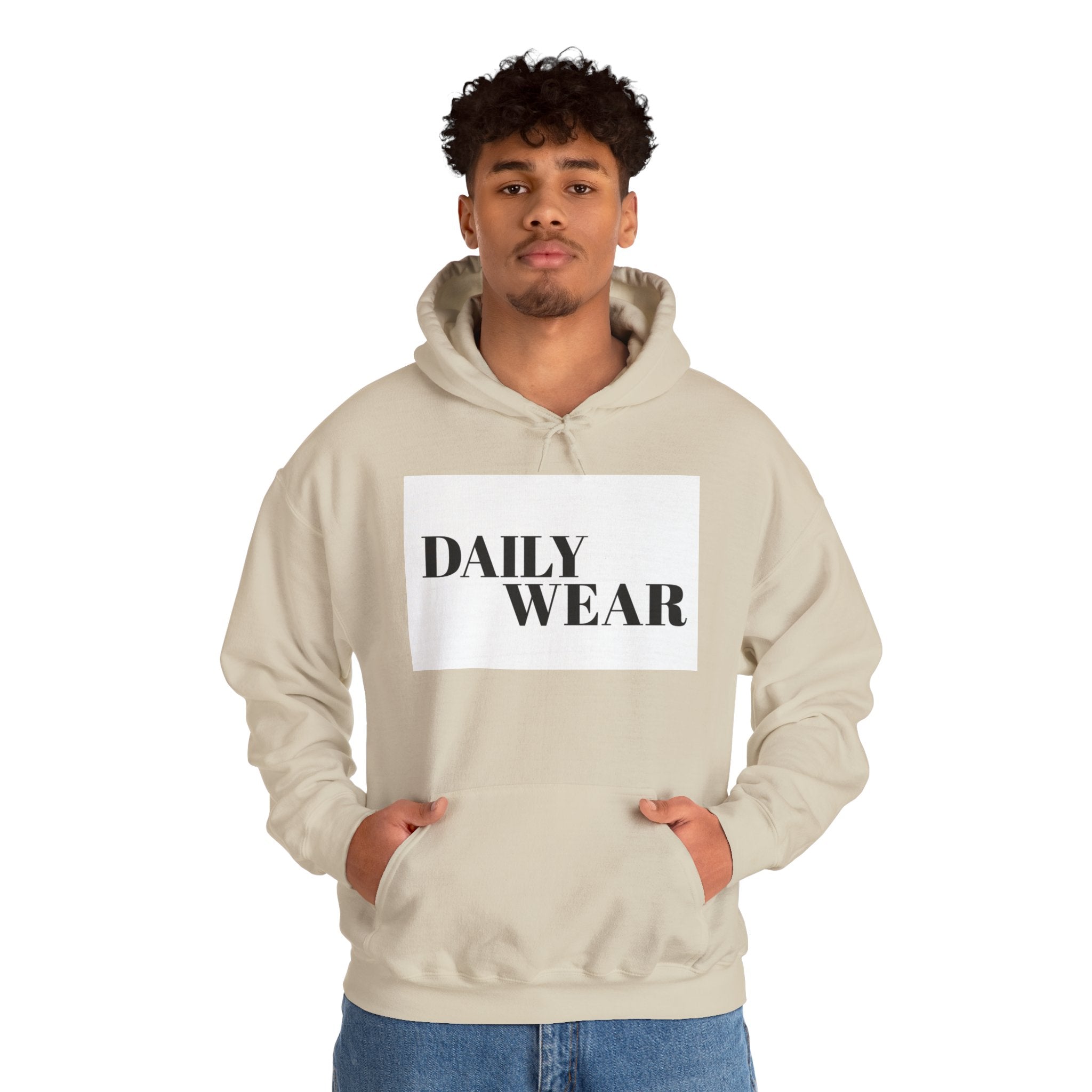 Daily Wear Hoodie — Minimalist Everyday Graphic Pullover