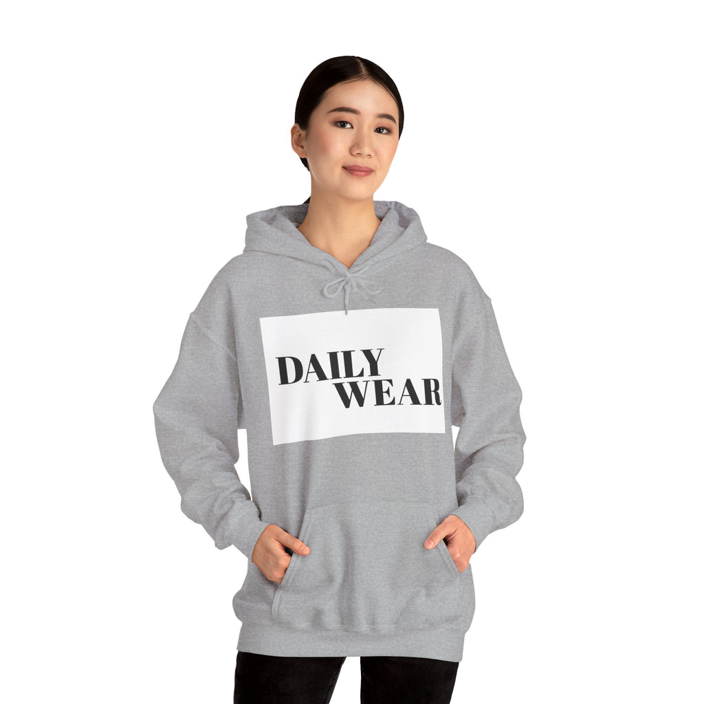 Daily Wear Hoodie — Minimalist Everyday Graphic Pullover