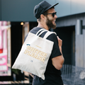 Coffee Please Tote Bag — Retro Coffee Graphic Canvas Grocery Shopper