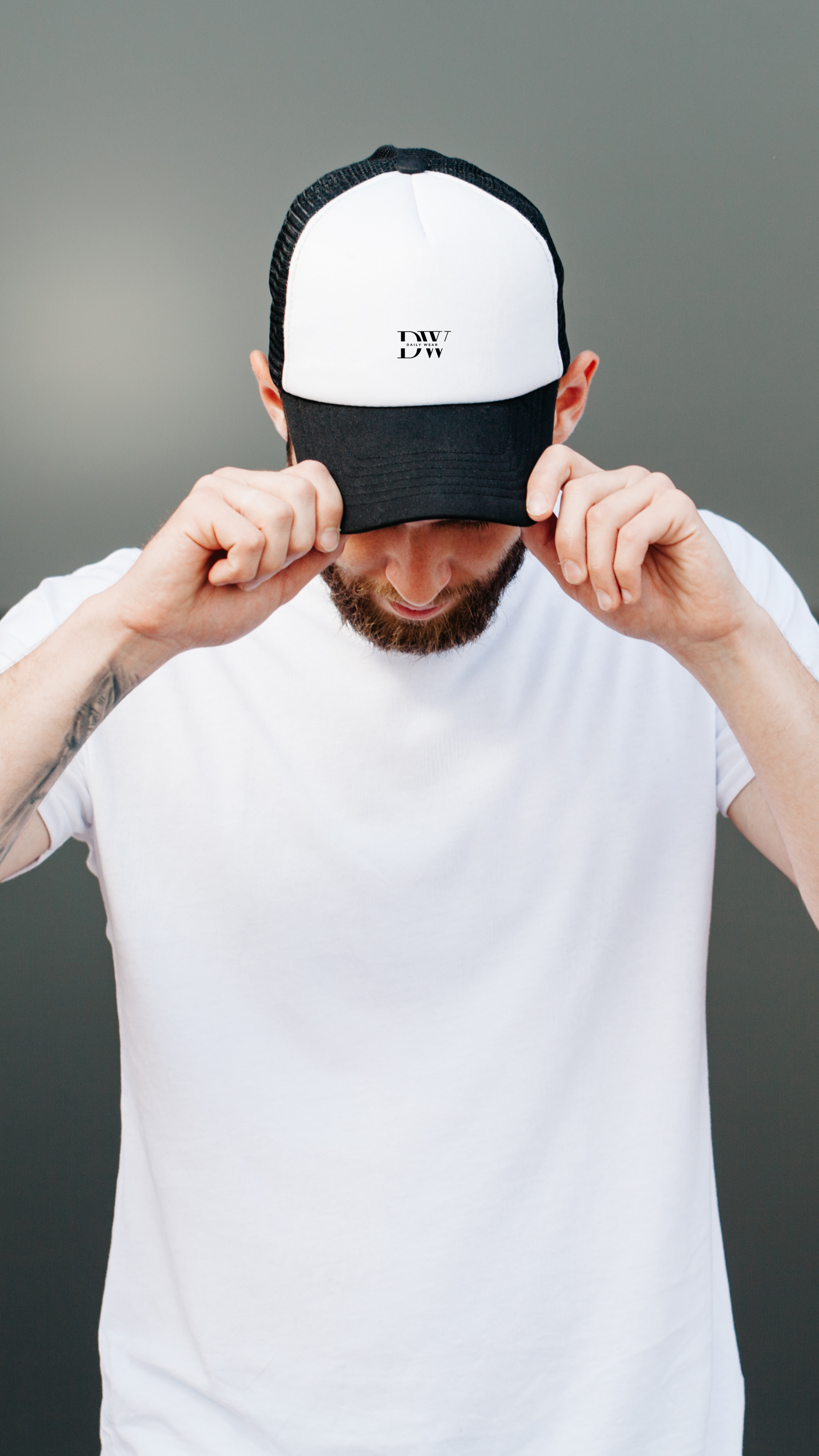 Trucker Cap — Improve Listing Embroidered Mesh Baseball Hat