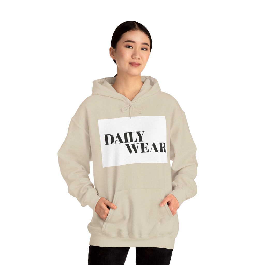 Daily Wear Hoodie — Minimalist Everyday Graphic Pullover
