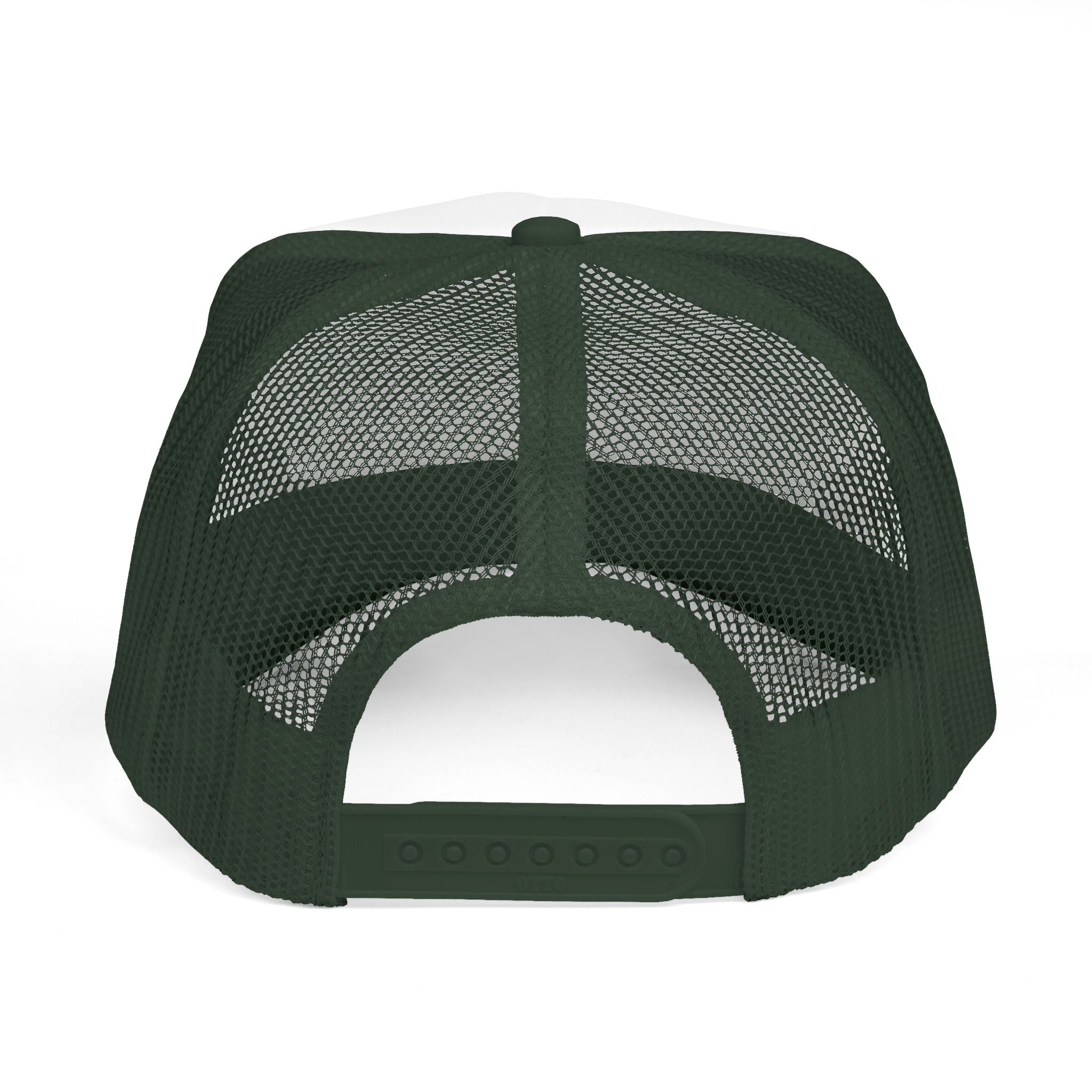 Daily Wear Trucker Cap — Minimal Patch Logo Mesh Hat