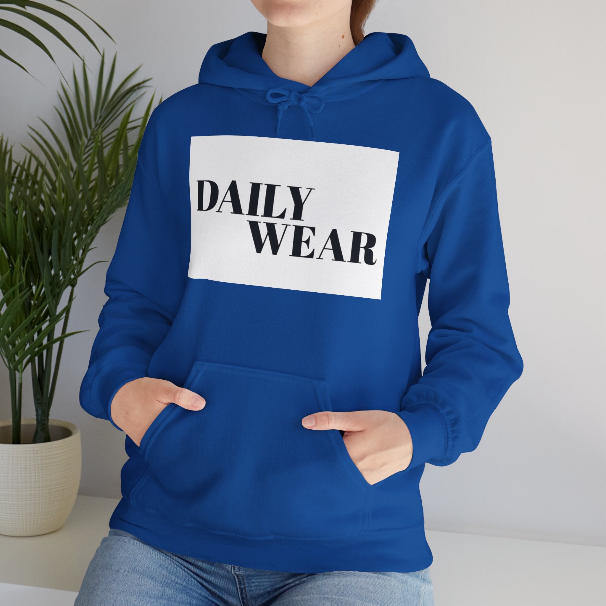Daily Wear Hoodie — Minimalist Everyday Graphic Pullover