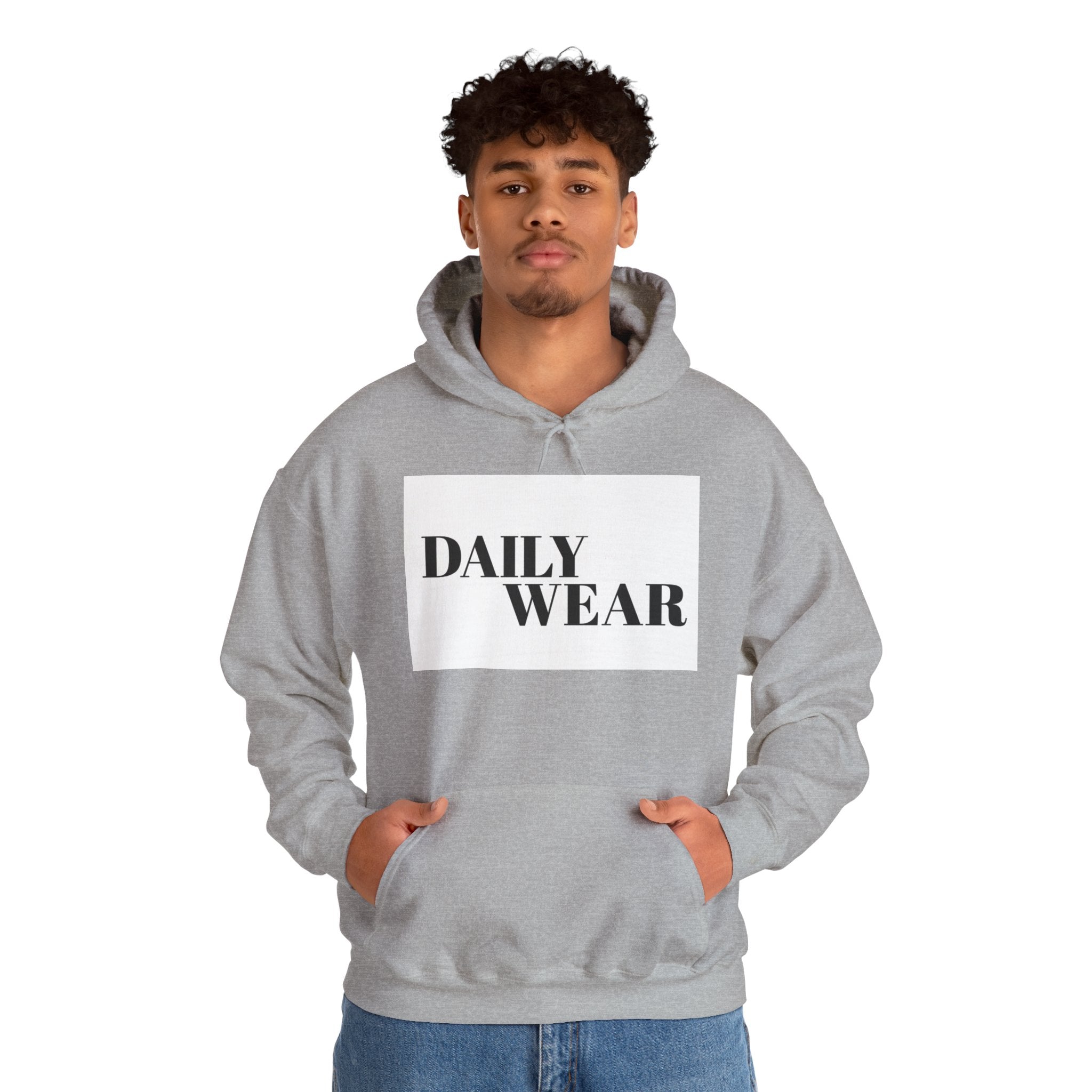 Daily Wear Hoodie — Minimalist Everyday Graphic Pullover