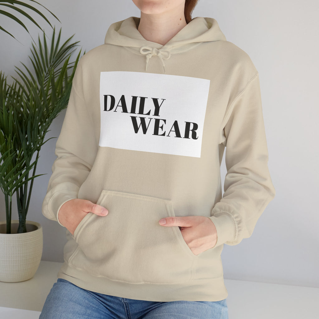 Daily Wear Hoodie — Minimalist Everyday Graphic Pullover