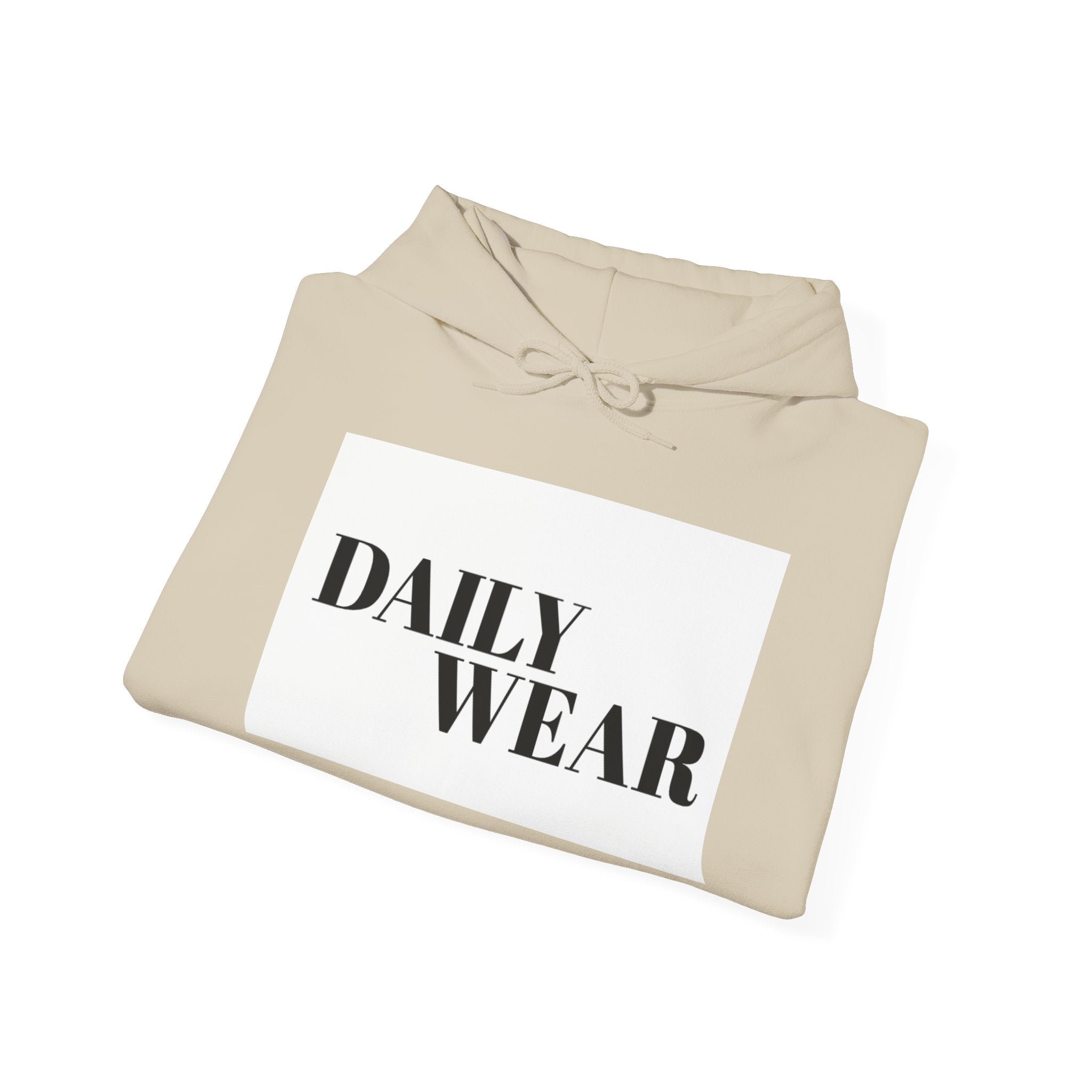 Daily Wear Hoodie — Minimalist Everyday Graphic Pullover